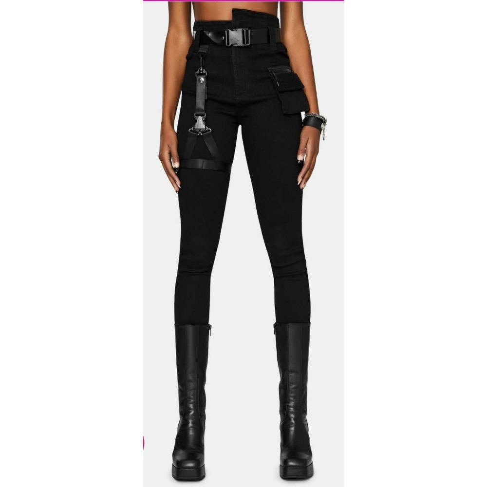 ISO*ISO!! Dolls Kill Punk Rave Buckle Utility Belt